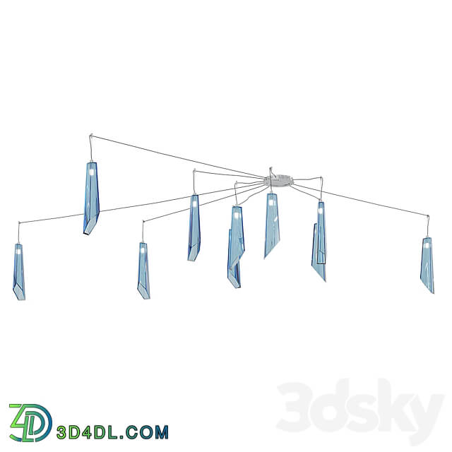 Pendant lamp Patrizia Volpato CRYPTO collection 295 S Pendant light 3D Models