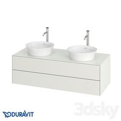 OM Duravit White Tulip Hanging bedside table WT4988 B 3D Models 