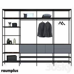 Model OM Raumplus CREO interior system Wardrobe Display cabinets 3D Models 