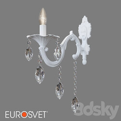 OM Classic wall lamp with crystal Eurosvet 10108 1 VELETTA 3D Models 