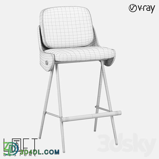 Bar stool LoftDesigne 37001 model 3D Models