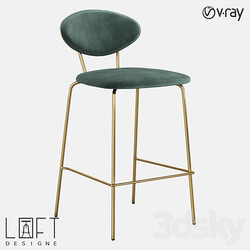 Bar stool LoftDesigne 37103 model 3D Models 