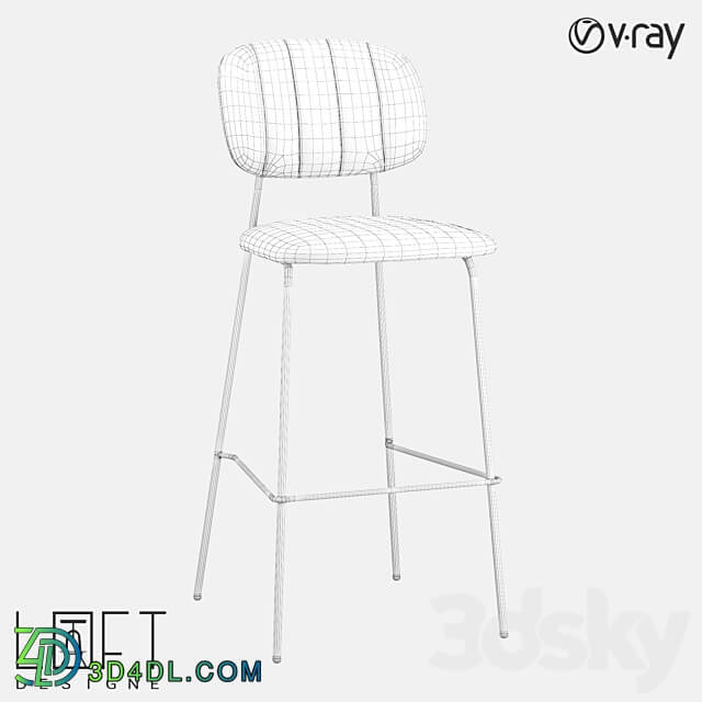 Bar stool LoftDesigne 37109 model 3D Models
