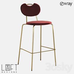 Bar stool LoftDesigne 37114 model 3D Models 