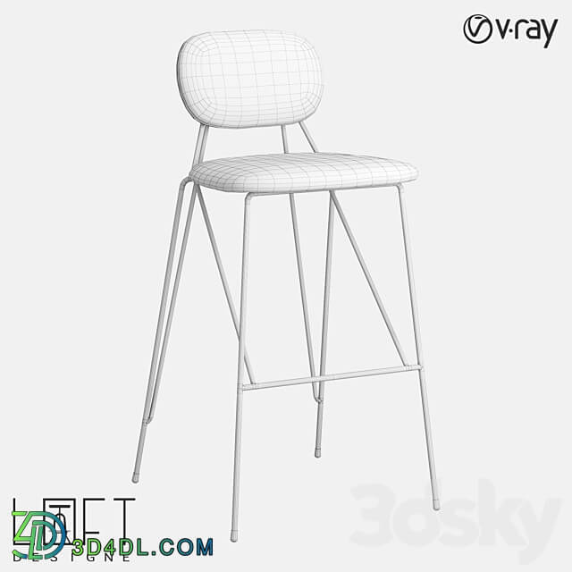 Bar stool LoftDesigne 37120 model 3D Models