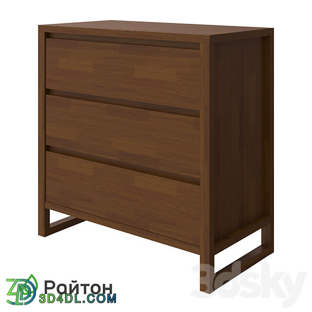 Chest of drawers Canada 3 drawers Sideboard Chest of drawer 3D Models