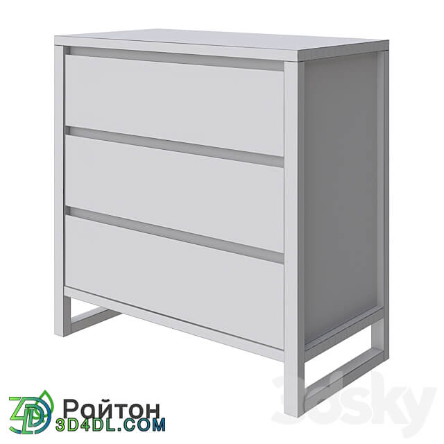 Chest of drawers Canada 3 drawers Sideboard Chest of drawer 3D Models