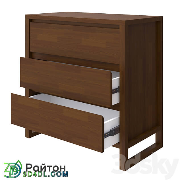 Chest of drawers Canada 3 drawers Sideboard Chest of drawer 3D Models