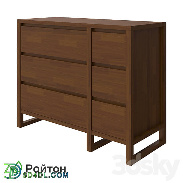 Chest of drawers Canada 6 drawers Sideboard Chest of drawer 3D Models