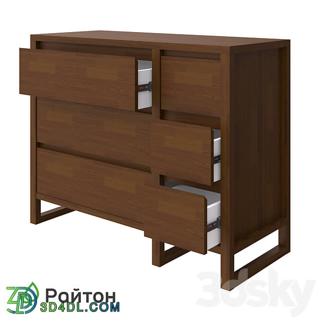 Chest of drawers Canada 6 drawers Sideboard Chest of drawer 3D Models