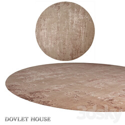  OM Round carpet DOVLET HOUSE art 16450 3D Models 