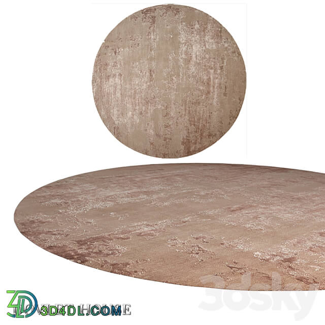  OM Round carpet DOVLET HOUSE art 16450 3D Models