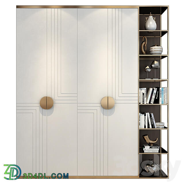 Mastermebius norveg Wardrobe Display cabinets 3D Models