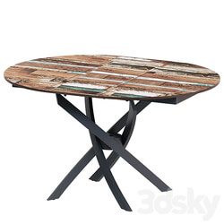 Charly folding table 3D Models 