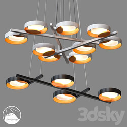 LampsShop.com L1328 Chandelier Flagman Pendant light 3D Models 