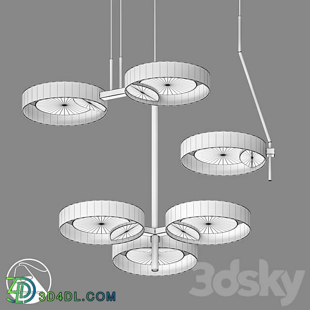 LampsShop.com PDL2227 Pendant Flagman Pendant light 3D Models