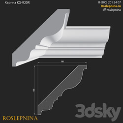 Cornice KG 920R from RosLepnina 3D Models 