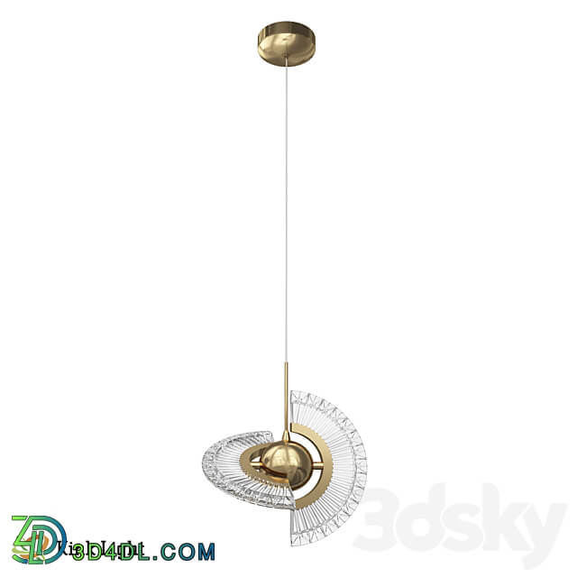 Pendant Planet gold 08449 1A 33 OM Pendant light 3D Models