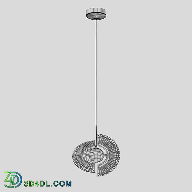 Pendant Planet gold 08449 1A 33 OM Pendant light 3D Models