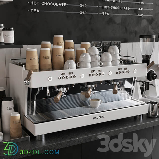 coffee shop 3D Models