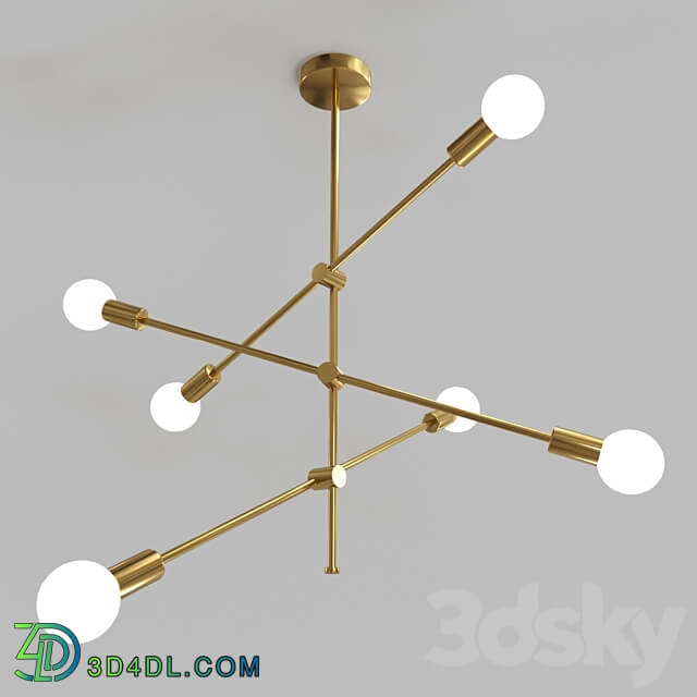 Cliff 40.1964OM Ceiling lamp 3D Models