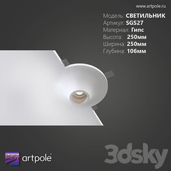 OM Gypsum lamp SGS27 3D Models 