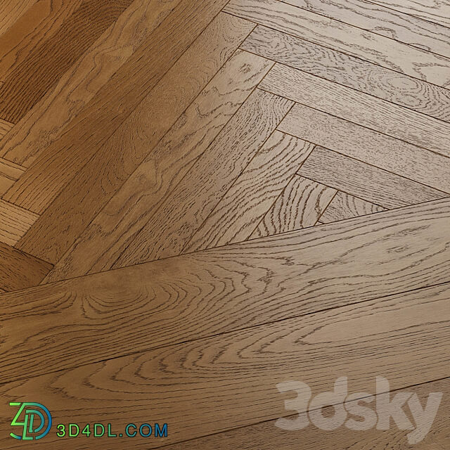 Wood floor Toned Oak 3D Models