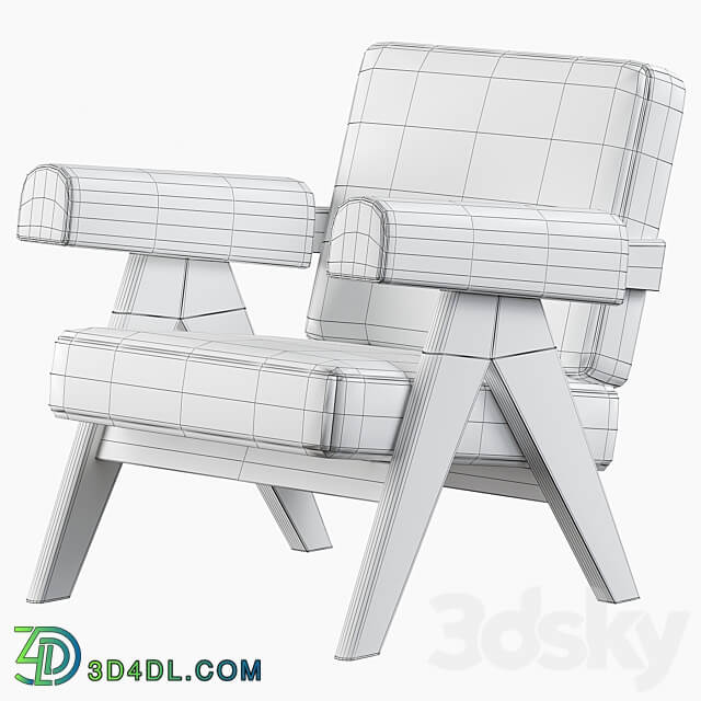 053 Capitol Complex Armchair 3D Models