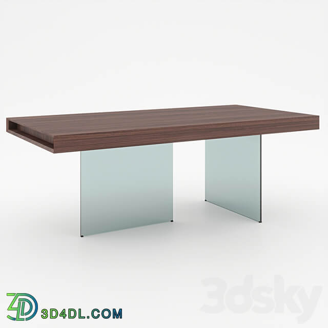 Table and chair collection Dallas Table Chair 3D Models