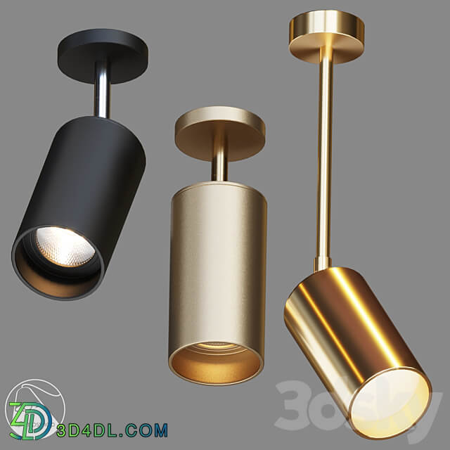 MetalSpotRoundLong Shobes 3D Models