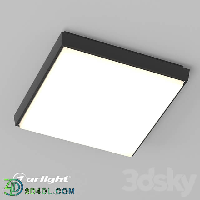 Luminaire LGD AREA S240x240 25W Ceiling lamp 3D Models