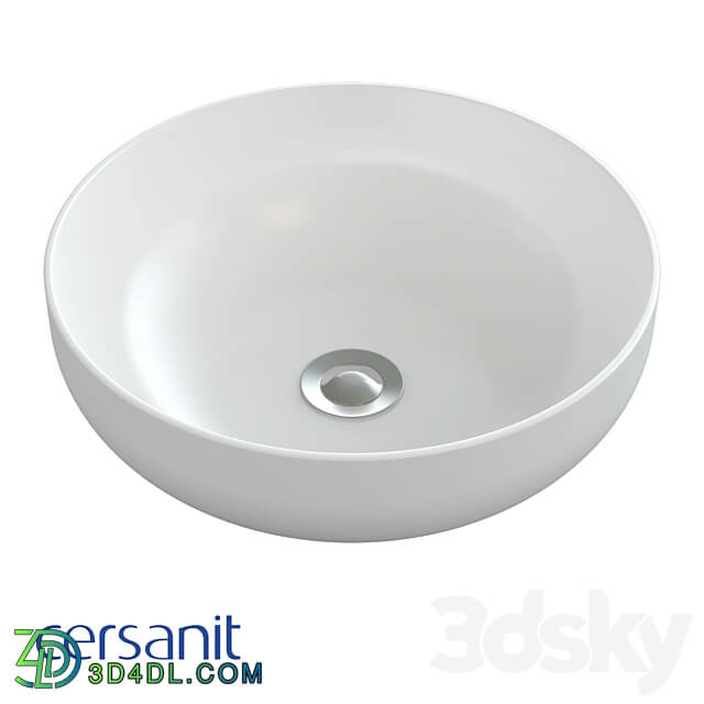 Countertop washbasin MODUO 40 RING Cersanit 3D Models