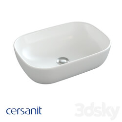 Countertop washbasin MODUO 50 SQUAR Cersanit 3D Models 