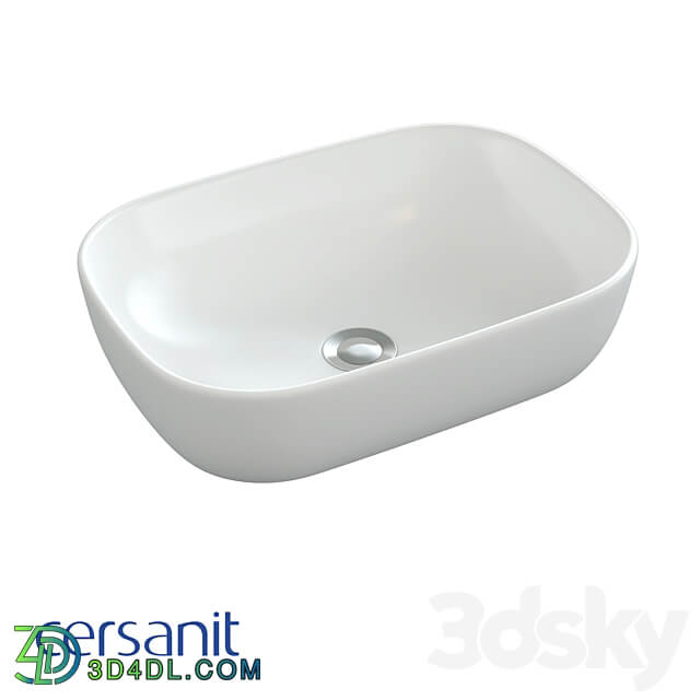 Countertop washbasin MODUO 50 SQUAR Cersanit 3D Models