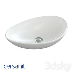 Countertop washbasin MODUO 55 LEAF Cersanit 3D Models 
