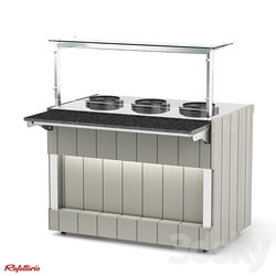 Bain marie for first courses with electric soup bowls 5l RM1 xD Capital 3D Models 