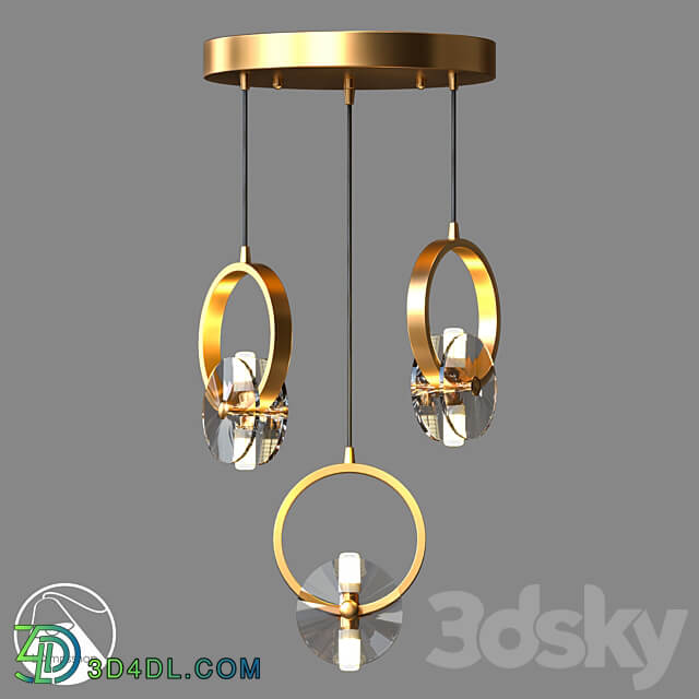 LampsShop.com PDL2298a Pendant DeCrist Pendant light 3D Models