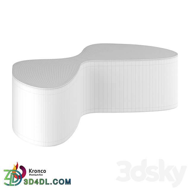 Kronco Krotone porcelain stoneware coffee table 3D Models