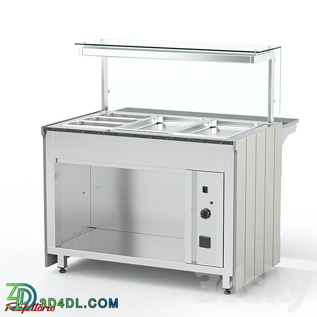 Food warmer for second courses RM2х Capital 3D Models