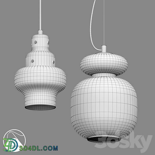 LampsShop.com PDL2304a Pendant Wamev Pendant light 3D Models