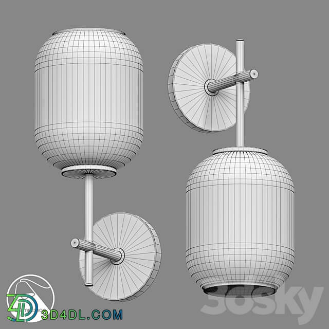 LampsShop.com B4254 Sconce Wamev 3D Models