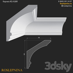 Cornice KG 928R from RosLepnina 3D Models 