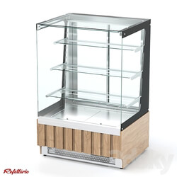 Refrigerated confectionery showcase 3 shelves RKC2 A Crystal 3D Models 