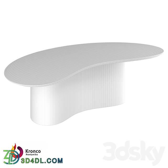 Kronco Jim porcelain stoneware coffee table 3D Models