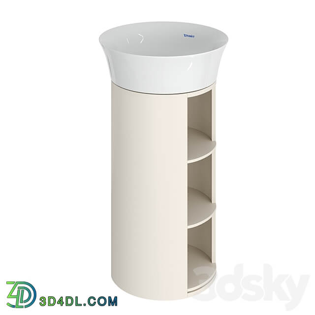 OM Duravit White Tulip Floor Stand WT4239 3D Models