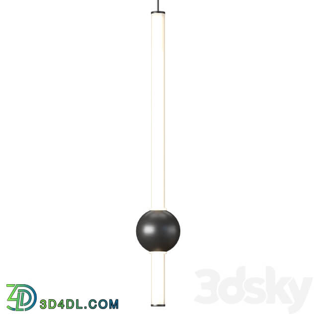 Orion Black 40.4388 0 Orion Black 40.4388 OM Pendant light 3D Models