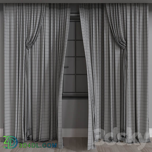 curtain m026 3D Models