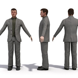 3D People Vol01 Male 02 Pose t 