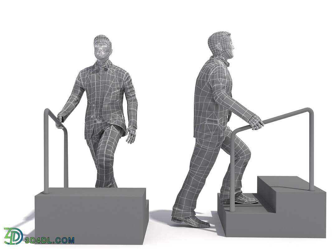 3D People Vol01 Male 03 Pose a