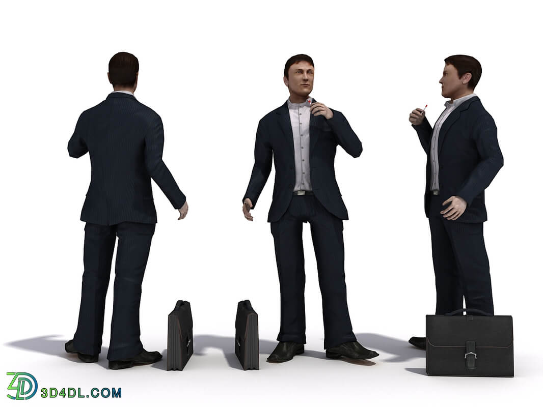 3D People Vol01 Male 03 Pose d